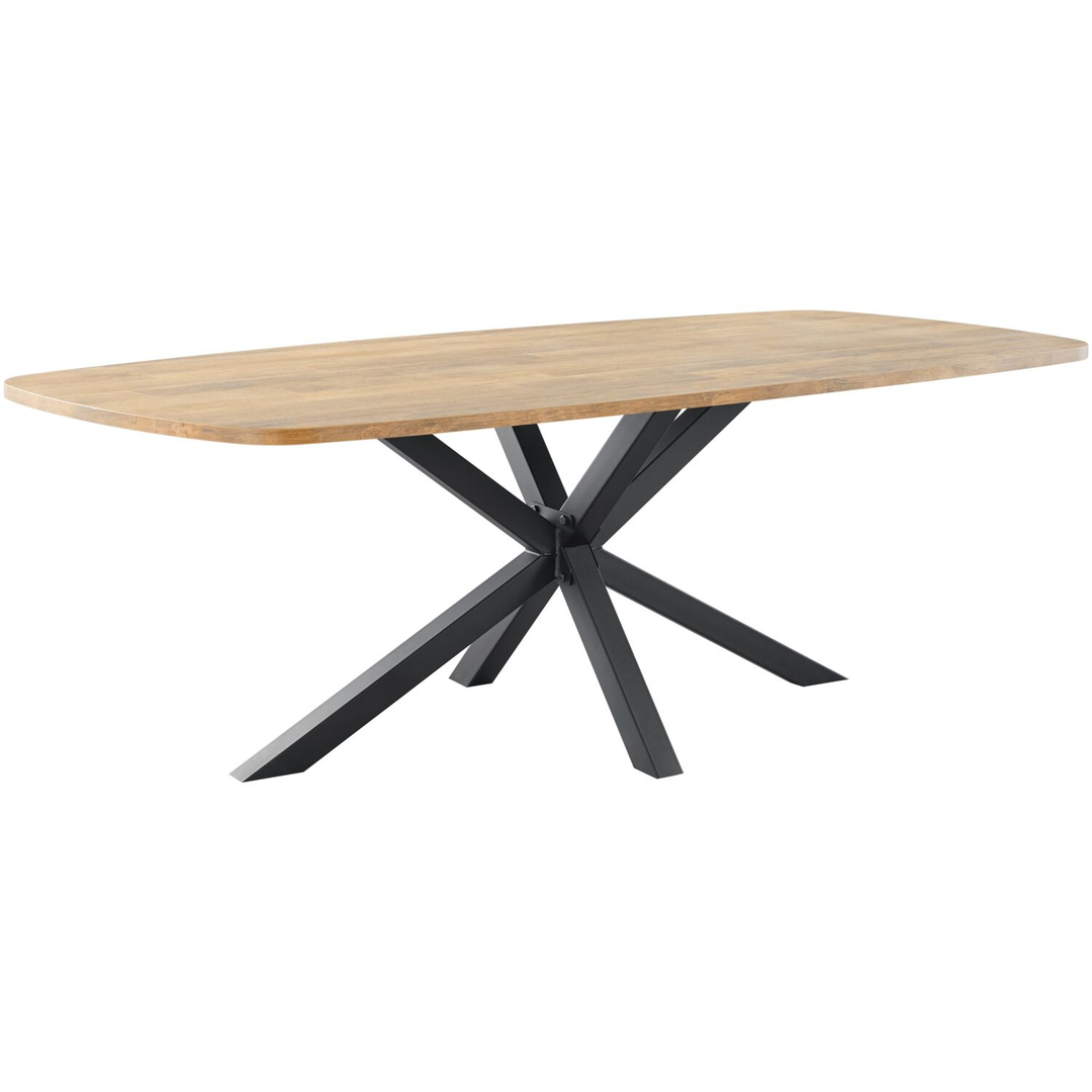 Eettafel Levado 225x100 cm spinpoot Deens ovaal