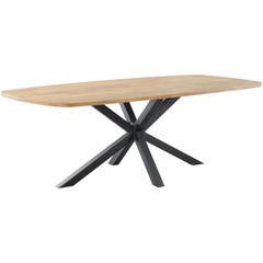 Eettafel Levado 225x100 cm spinpoot Deens ovaal