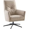 Draaifauteuil Menori microleder beige