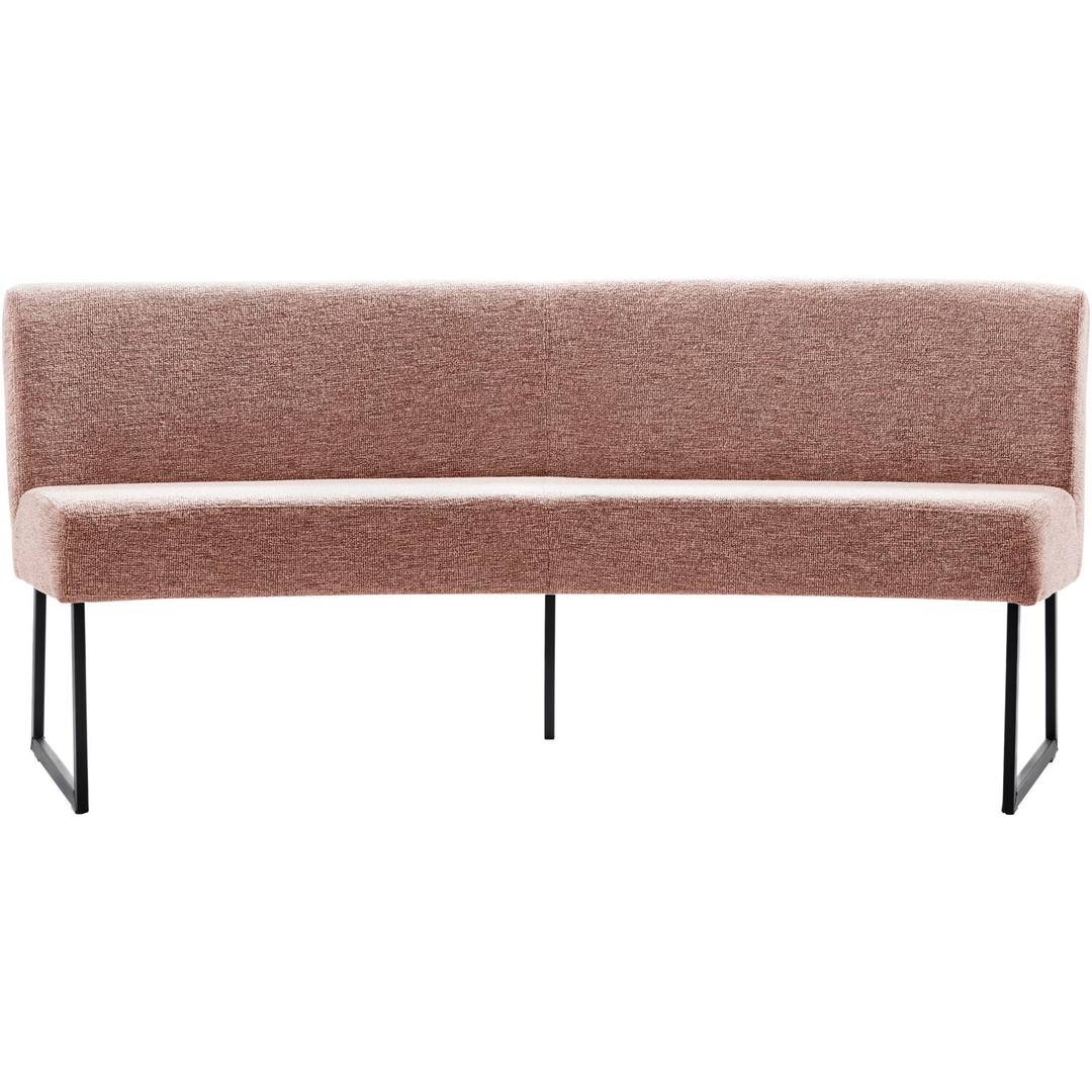 Eetkamerbank Thurso 190 cm ovaal roze