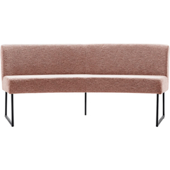 Eetkamerbank Thurso 190 cm ovaal roze