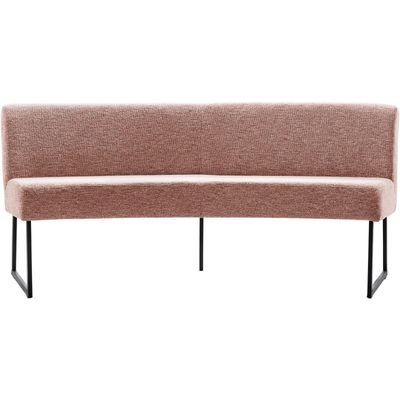 Eetkamerbank Thurso 190 cm ovaal roze