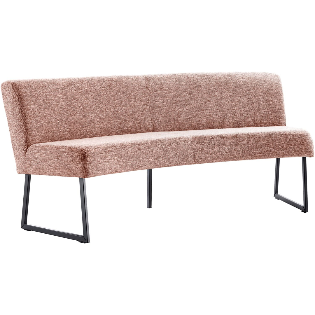 Eetkamerbank Thurso 190 cm ovaal roze
