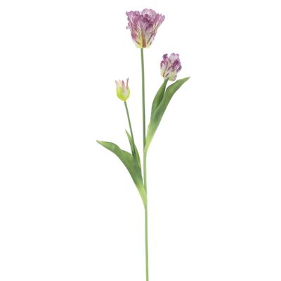 Kunstbloem Dorzano tulp 71 cm paars