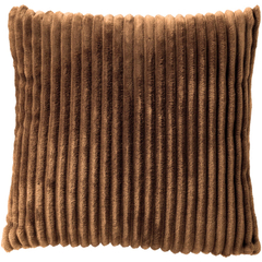 Sierkussen Goletta 45x45 cm gestreept bruin
