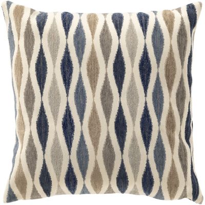 Sierkussen Westray 45x45 cm in blauwtinten