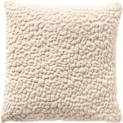 Sierkussen Westray 45x45 cm wit met textuurnoppen