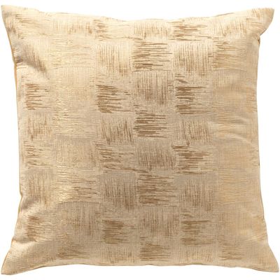 Sierkussen Westray 45x45 cm beige met lichtgoud