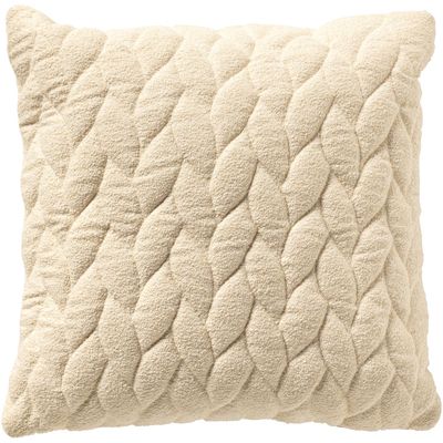 Sierkussen Westray 45x45 cm wit met lusstructuur