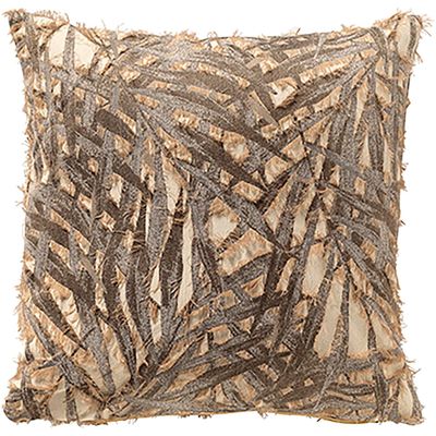 Sierkussen Westray 45x45 cm in beige- en taupetinten