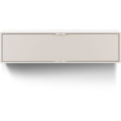 Tv-meubel Betera zwevend 140 cm zandgrijs