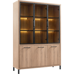 Vitrinekast Selinia 200x140x45 cm 
