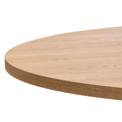 Eettafel Caltana 220x120 cm lichtbruin ovaal