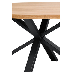 Eettafel Caltana 220x120 cm lichtbruin ovaal