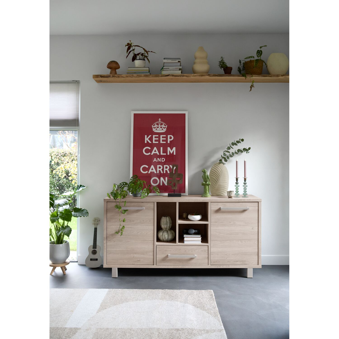 Dressoir Gradoly 90x180x45 cm grijs