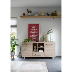 Dressoir Gradoly 90x180x45 cm grijs
