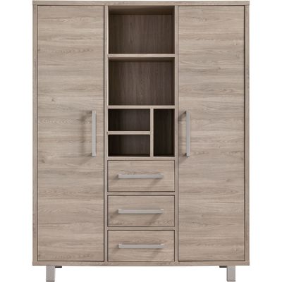 Opbergkast Gradoly 200x155x45 cm grijs