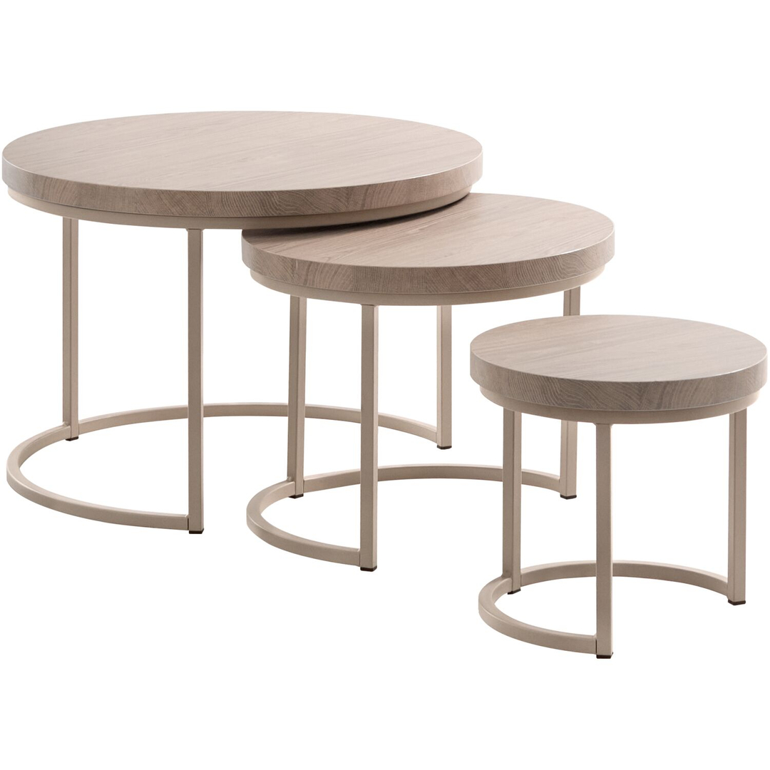 Salontafel Istrana 75,55 en 40 cm rond