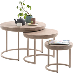 Salontafel Istrana 75,55 en 40 cm rond
