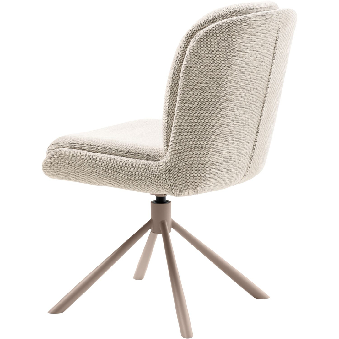 Eetkamerstoel Texico draaibaar beige