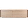 Dressoir Famosa 76x228x45 cm bruin