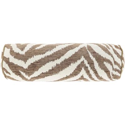 Sierkussen Foglia 15x45cm rol taupe