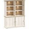 Boekenkast Eldora 210x143x50 cm 2 schuifdeuren