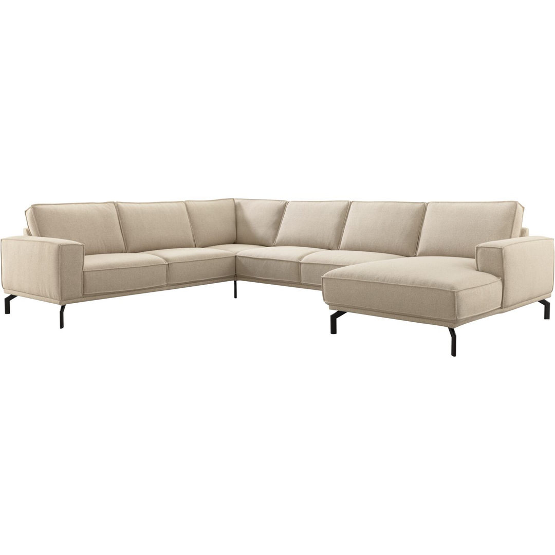 Hoekbank links Alburg beige premium comfort