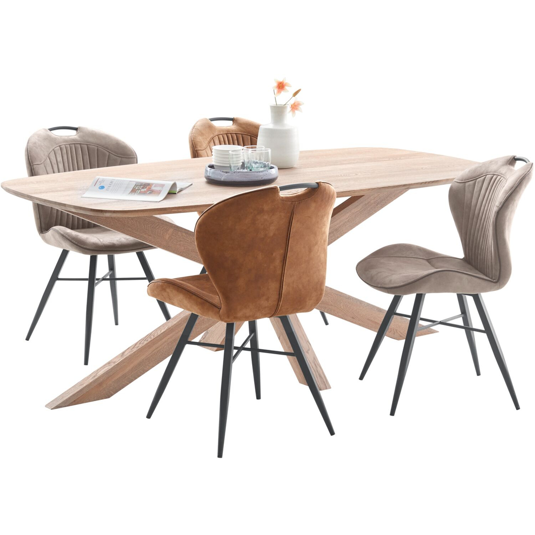 Eettafel Walden eikenhout 180x100 cm Deens ovaal
