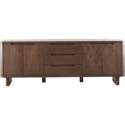 Dressoir Tondato acaciahout 210x75x42 cm bruin
