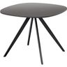 Bijzettafel Fitura keramiek 60x60 cm vierkant zwart