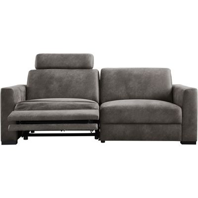 3 zitsbank Muscolo donkergrijs relaxfunctie supreme comfort