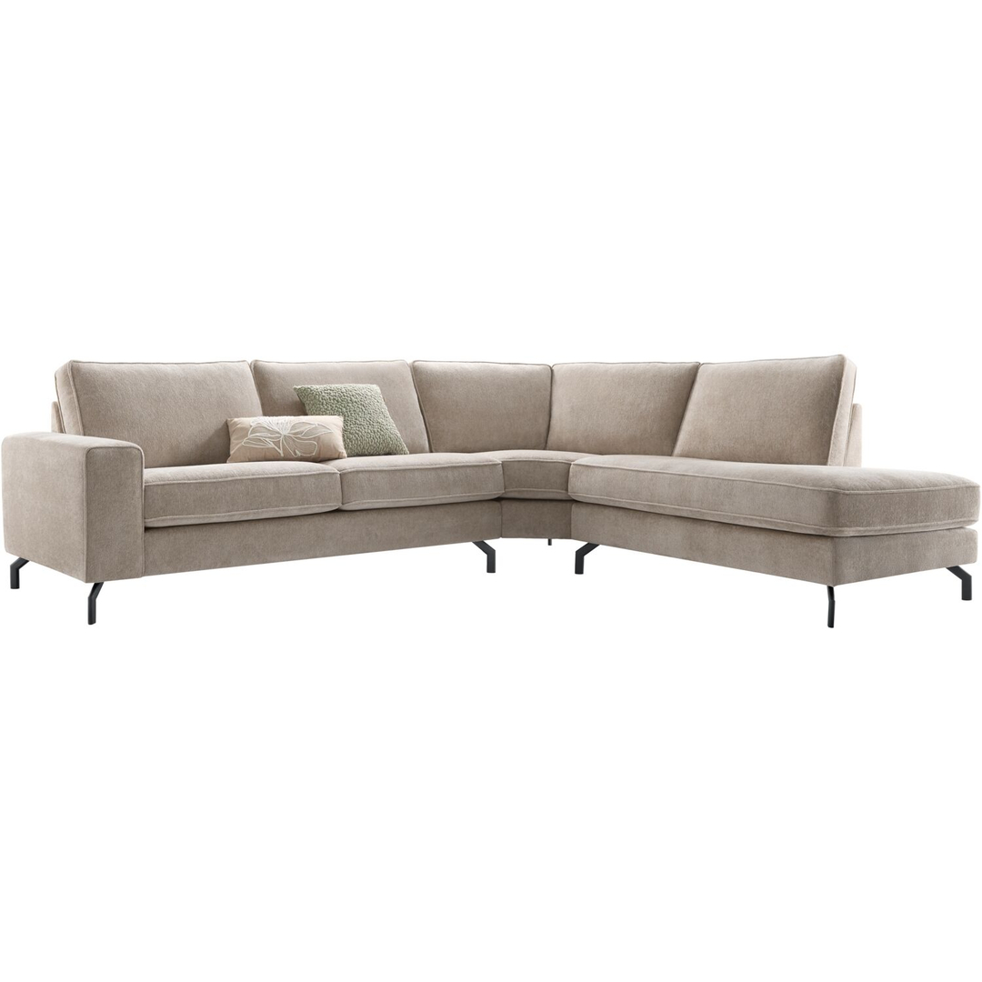Hoekbank rechts Totham taupe excellent comfort