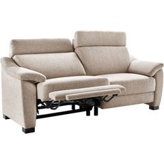 2,5 zitsbank Mirtho beige relaxfunctie Supreme comfort