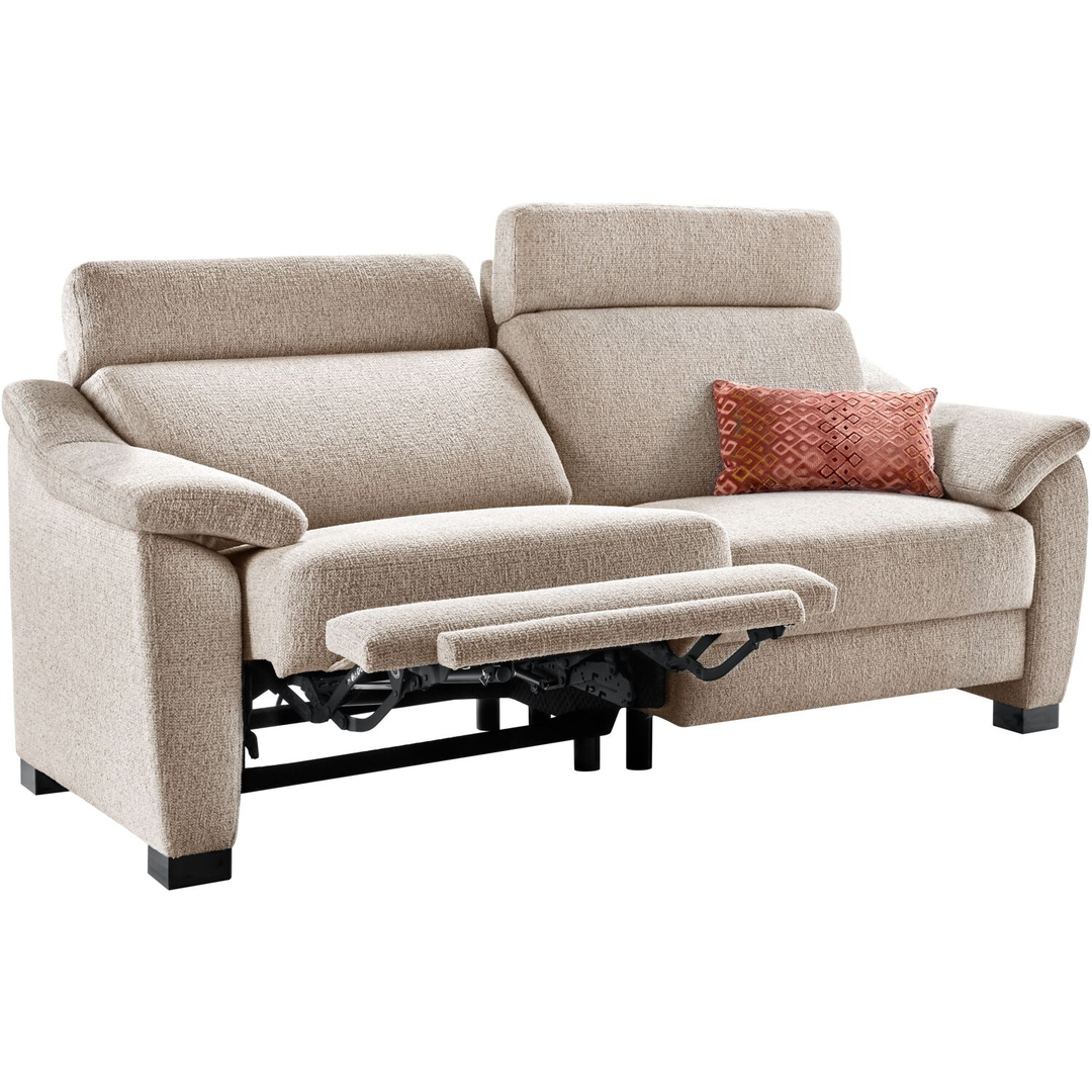 2,5 zitsbank Mirtho beige relaxfunctie Supreme comfort