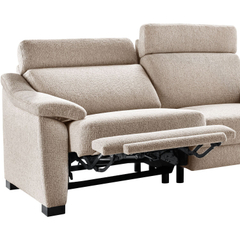 2,5 zitsbank Mirtho beige relaxfunctie Supreme comfort