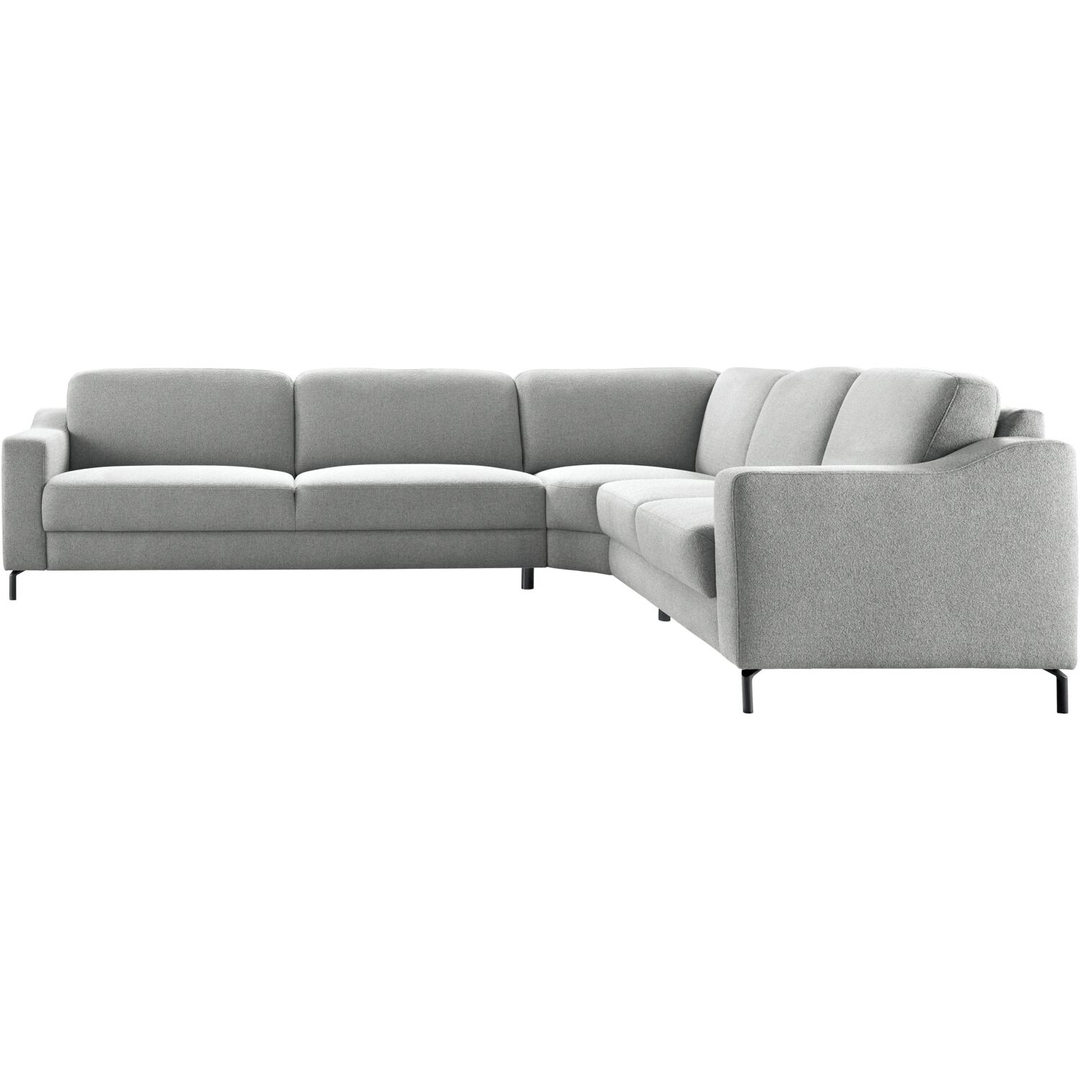 Hoekbank rechts Mirtho grijs supreme comfort