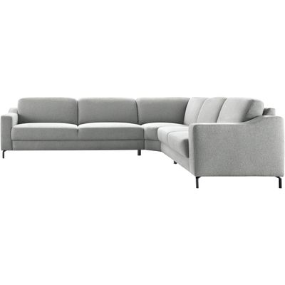Hoekbank rechts Mirtho grijs supreme comfort