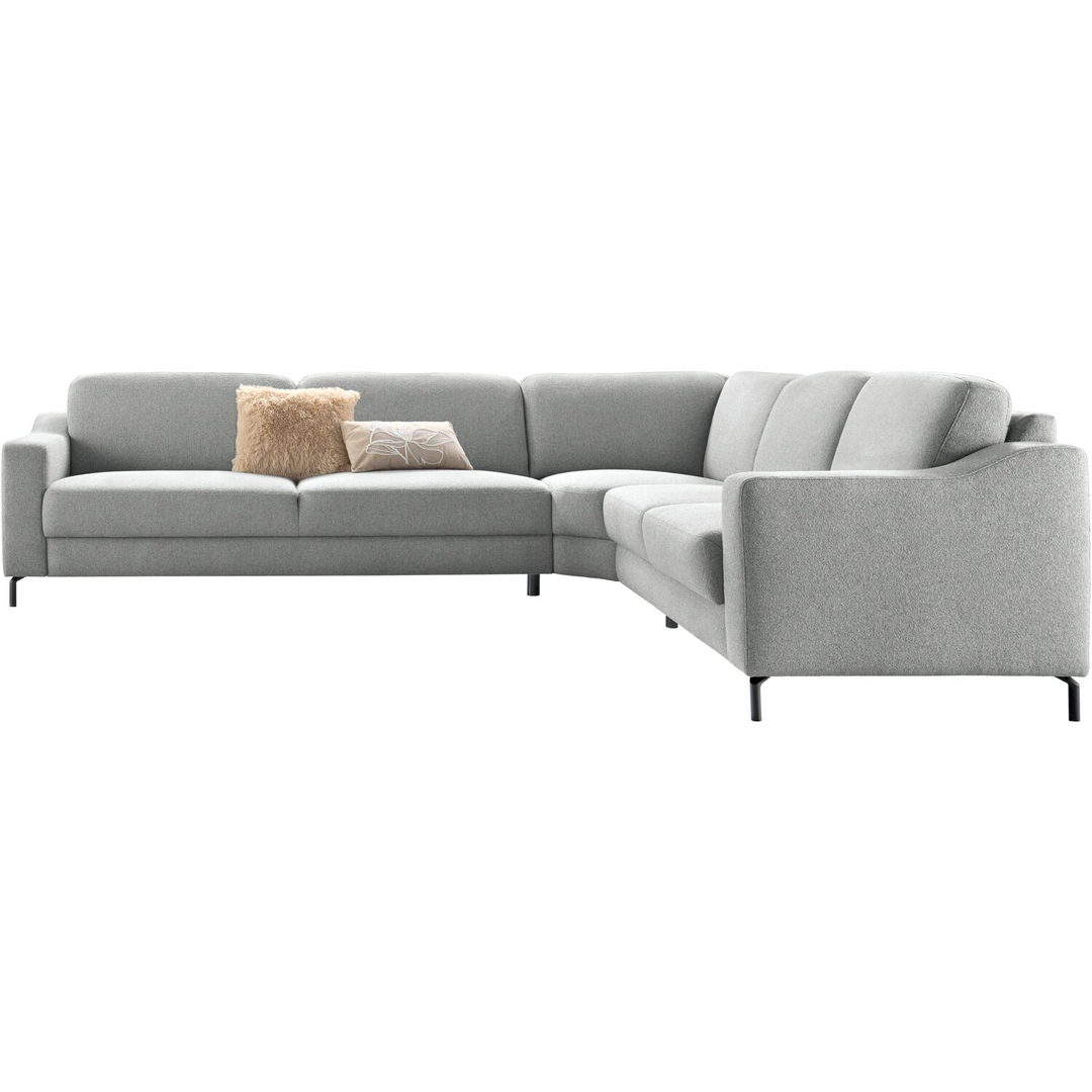 Hoekbank rechts Mirtho grijs supreme comfort