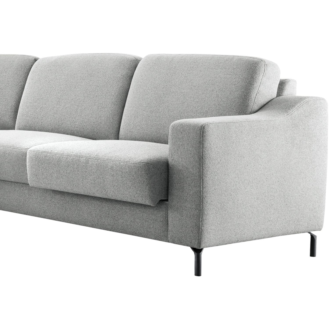 Hoekbank rechts Mirtho grijs supreme comfort
