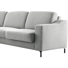 Hoekbank rechts Mirtho grijs supreme comfort