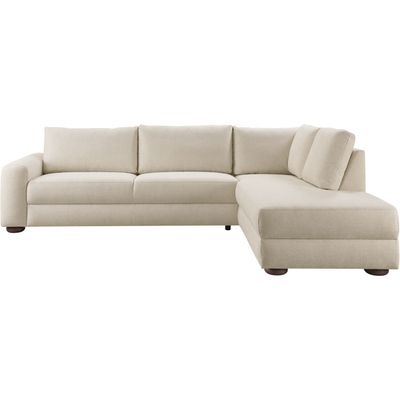 Hoekbank rechts Famatina beige basic comfort