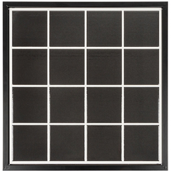 Bijzettafel Ciney 44 cm vierkant zwart