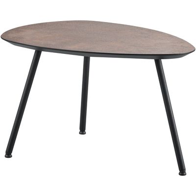 Salontafel Woburn 70x50 cm kiezel