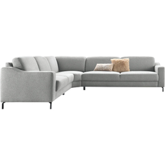 Hoekbank links Mirtho grijs supreme comfort