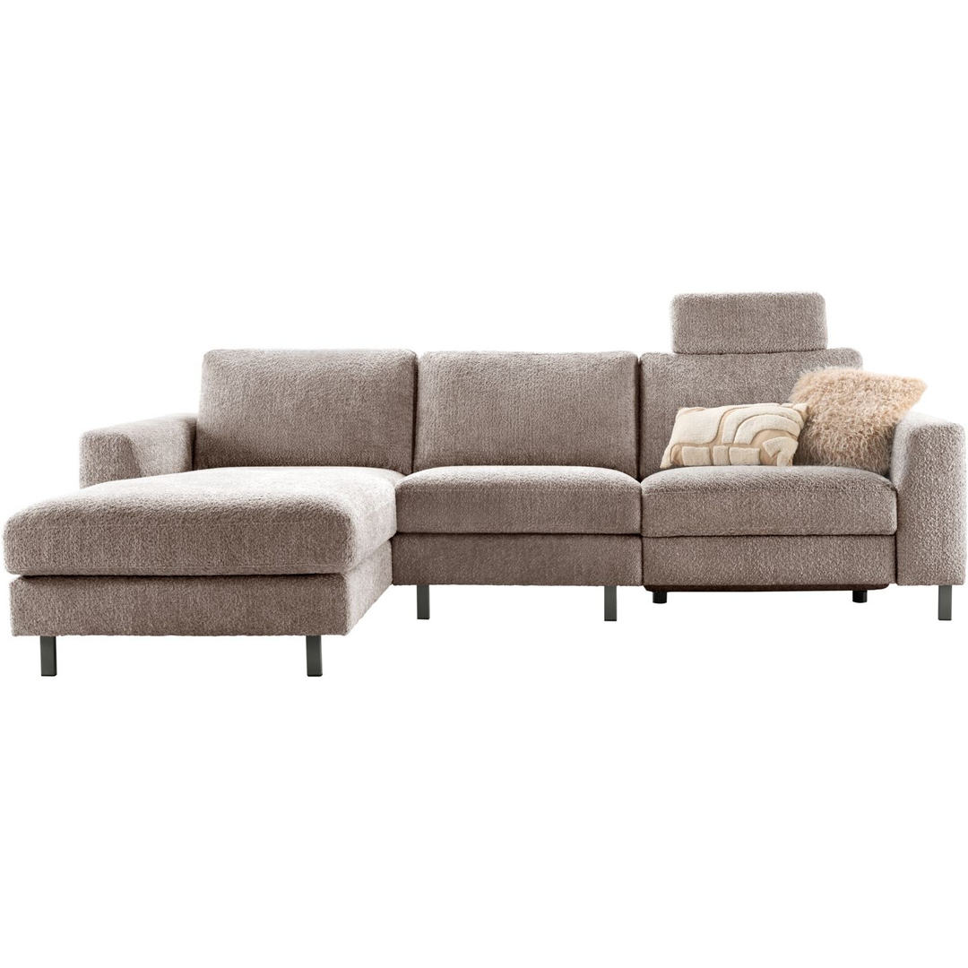 Hoekbank links Totham bruin relaxfunctie supreme comfort