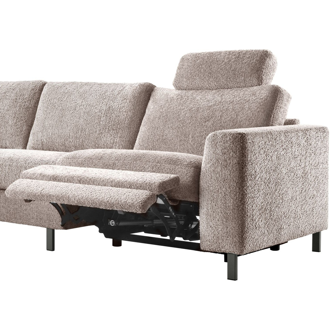 Hoekbank links Totham bruin relaxfunctie supreme comfort