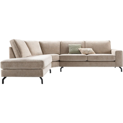Hoekbank links Totham taupe excellent comfort