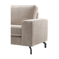 Hoekbank links Totham taupe excellent comfort