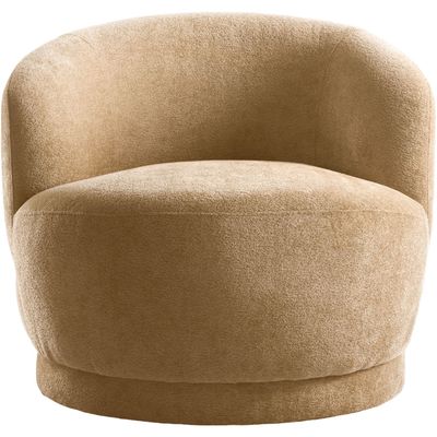 Draaifauteuil Tenna lichtbruin
